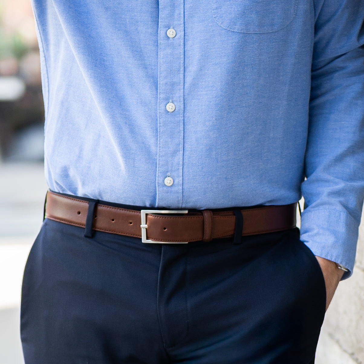 Leather Belt (Chestnut)