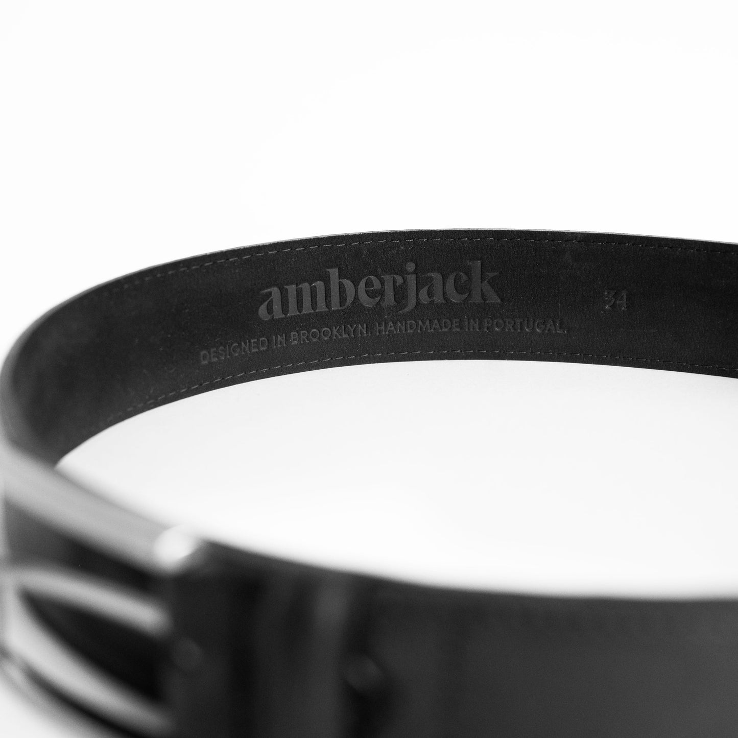 Leather Belt (Obsidian)