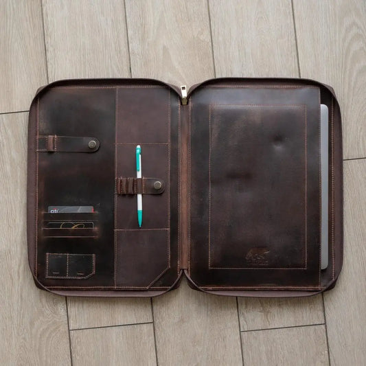Buffalo Leather MacBook Folio & Cover