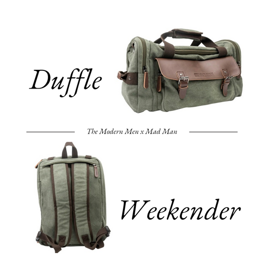 The Weekender & Duffle - Backpack & Travel Bag Duo